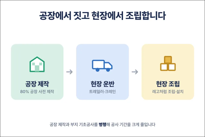 모듈러 하우스 생성 흐름