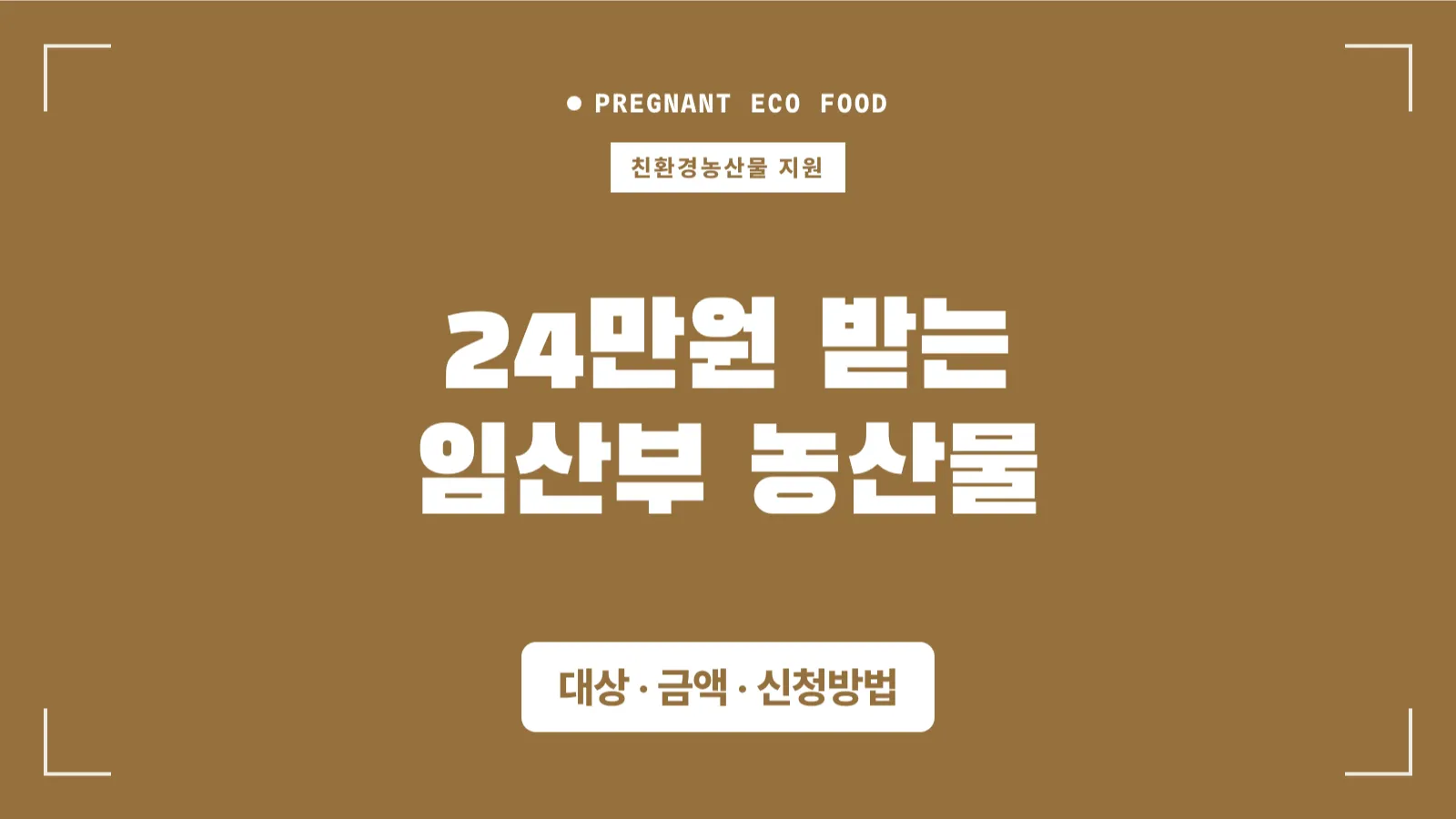 2026 서울시 임산부 농산물 지원 썸네일